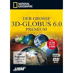 Der gro�e National Geographic 3D-Globus 6.0 Premium (4 DVD-ROMs)