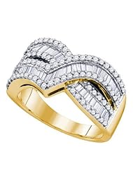 1.00CTW DIAMOND LADIES FASHION RING