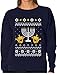 TeeStars - Funny Jewish Holidays Ugly Christmas Hanukkah Women Sweatshirt