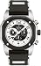 Marine Star Chronograph Black Bezel Black Dial Rubber Strap
