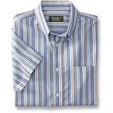 Short-Sleeve Patterned Poplin Shirt