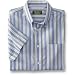 Short-Sleeve Patterned Poplin Shirt