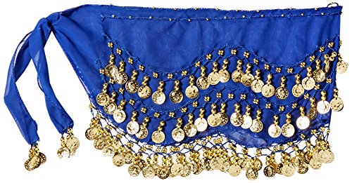 Buy Home Chiffon Dangling Gold Coins Belly Dance Hip Skirt Scarf Wrap Belt