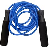 Pro Impact 9' Jump Rope - Blue Nylon Rope with Foam handles