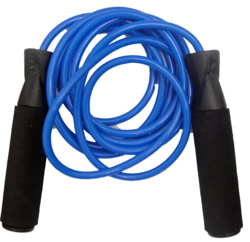 Pro Impact 9' Jump Rope - Blue Nylon Rope with Foam handles