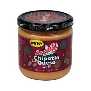 Arriba, Salsa Dip Chipotle Con Queso, 16-Ounce (6 Pack) by Arriba