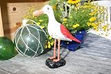 SEAGULL BIRD - RUSTIC RED COASTAL 14 - GARDEN/HOME DECOR