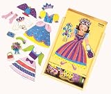 Shure - Princess Wooden Magnetic Dress - Up Puzzle