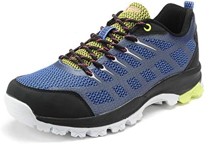 XUP Men's Textile + Synthetic Trail Hiking Shoes Blue Size 8.5 US