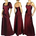 CRUSZ Ball-/Abendkleid "Elisabeth", Bordeaux