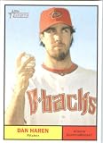 2010 Topps Heritage Baseball Card # 356 Dan Haren - Arizona Diamondbacks - Mint Condition - MLB Trading Card Shipped In Protective ScrewDown Display Case!