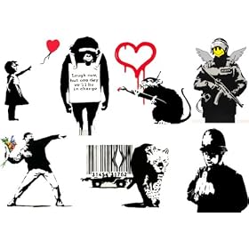 Banksy temporary tattoos, Inkwear