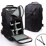 Professional DSLR Camera and Laptop Backpack / Sling Case for Nikon D7000 , ....