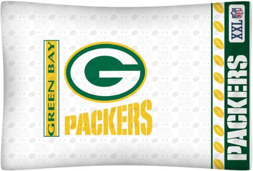 Sports Coverage 01MFPCS1PACSTAN NFL Green Bay Packers Micro Fiber Pillow Case,