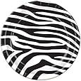 Zebra Print Plates   (8/Pkg)