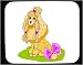 poodle38  - Decorated Mouse Pad with bows poodle ribbons dog
