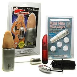 Lady Calston Mini Tongue Vibrator Adult Sex Toy Kit