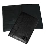 Debossed Black Leather Portfolio Pittsburgh Steelers