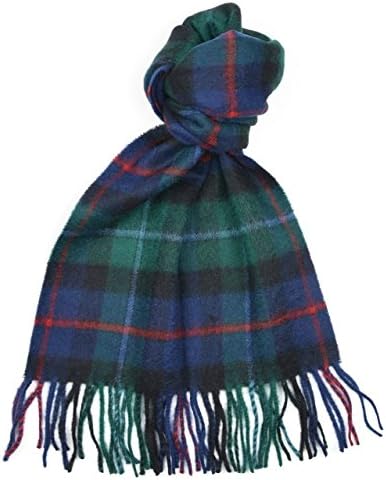 Lambswool Scottish Campbell Of Cawdor Modern Tartan Clan Scarf Gift