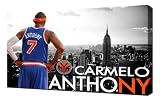 Carmelo Anthony 2 - Canvas Art Print - Framed Size 40x60 - Ready To Hang