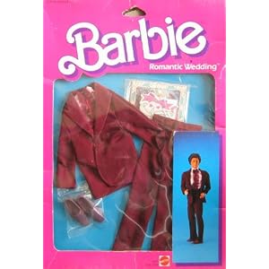 Barbie Romantic Wedding Fashions KEN Groom Suit (1986) by 