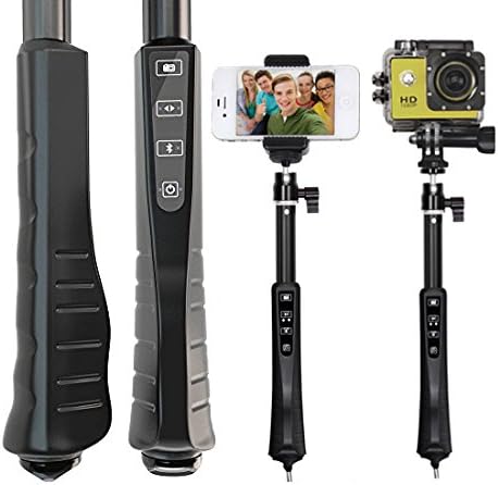 Best Lightweight Selfie Stick Monopod with Bluetooth for iPhone, Android or GoPro - Click Add To Cart