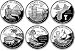 All 12 United States 2009 P & D Mint District Of Columbia & U.S Territories Quarters Set Uncirculated Coins