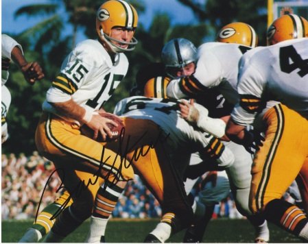 Bart Starr Autographed Green Bay Packers 8x10 Photo - Hall of Famer