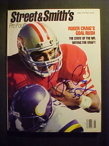 Roger Craig Autographed 1989 Street & Smith's Pro Football Magazine