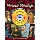 120 Portrait Paintings CD-ROM and Book (Full-Color Electronic Design Series) by  Carol Belanger Grafton