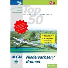 Top 50. Niedersachsen, Bremen. Amtliche topographische Karten Version 5. CD-ROM f�r Windows Vista/2000/XP