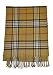 Cashmere Feel Camel, Black, White And Red Plaid Scarf Image #2