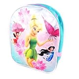 Backpack "Fée Clochette" turquoise pink.