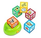 Kidz Delight Interactive Animal Cubes, Blue
