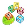 Kidz Delight Interactive Animal Cubes, Blue