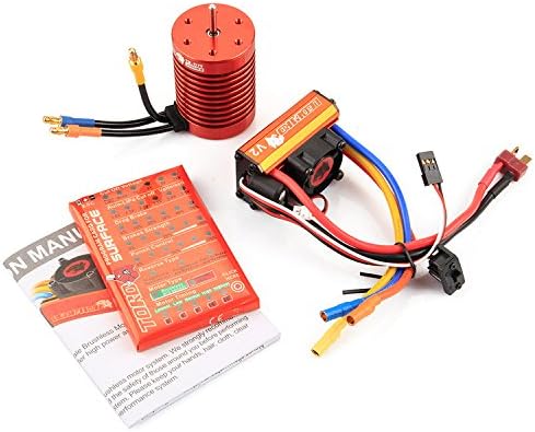 SkyQ Toro Program Card + Leopard 1/10 Brushless Motor Combo 13T + 60A V2.0 ESC RC Car Truck