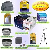 NEW SONY DCR-DVD508 DVD CAMCORDER W/ ULTIMATE DVD KIT