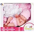 Partner Jouet - A1102091 - Poup�e et Mini-Poup�e - Nouveau Ne + Trousseau - 38 cm
