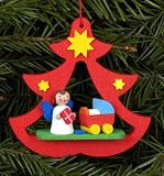 Baumbehang Miniengel im Baum zum Hängen, vom Erzgebirge