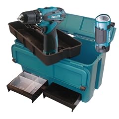 Makita DF330DWLX2 Akku-Bohrschrauber-Set 10,8 V mit Lampe + Bit + Bohrersatz