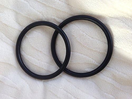 Medium Pair of Black Aluminum Sling Rings