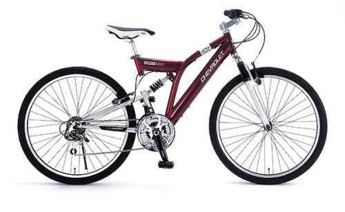 CHEVY ATB268 W-SUS 自転車 マウンテンバイク 26インチ レッド