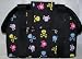 Designer Pet Carrier - Skull Pet Carrier - Black with Multi Skulls Graphic - Small