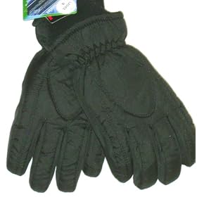 Dypel High Tech Waterproof Black Luxurious Looking Ski Gloves for Women and Teens