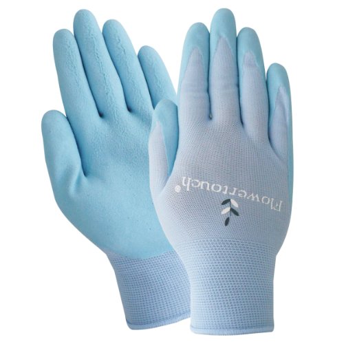 Red Steer A205-M Flowertouch Floral Nitrile Glove, Medium