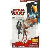 51uw1F7Ja7L. SL160  Star Wars Animated Clone Wars CW03   Rocket Battle Droid 3.75 Action Figure