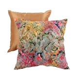 Pillow Perfect Decorative Ikat Square Toss Pillow, Multicolored
