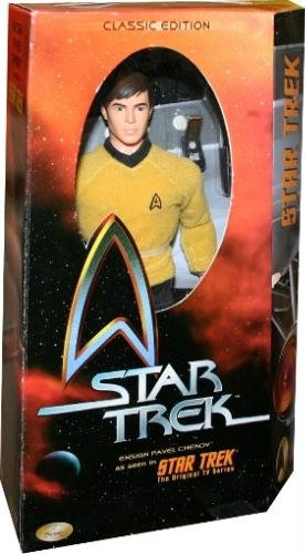 Star Trek, Classic Edition, Chekov 11-inch Figure with Cloth Clothes and Accessories