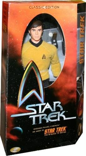 Star Trek, Classic Edition, Chekov 11-inch Figure with Cloth Clothes and Accessories-image