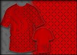Sullen STAR REPEAT RED Mens T-shirt